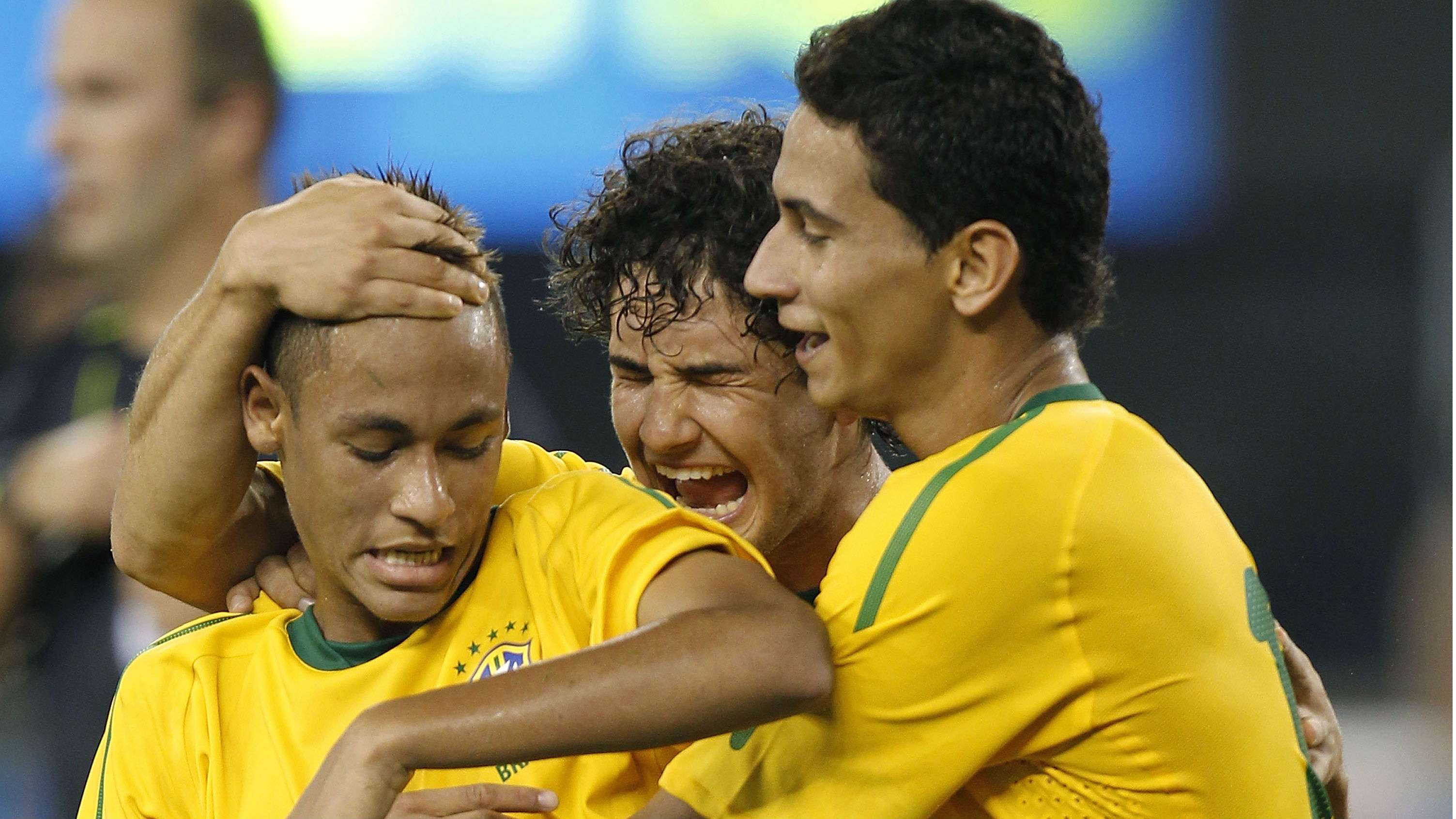 Neymar Pato Ganso Brazil 07092015