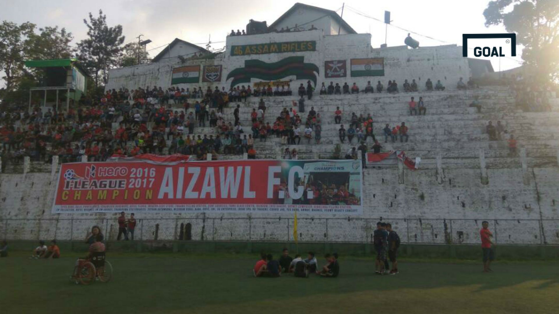 Aizawl FC celebration