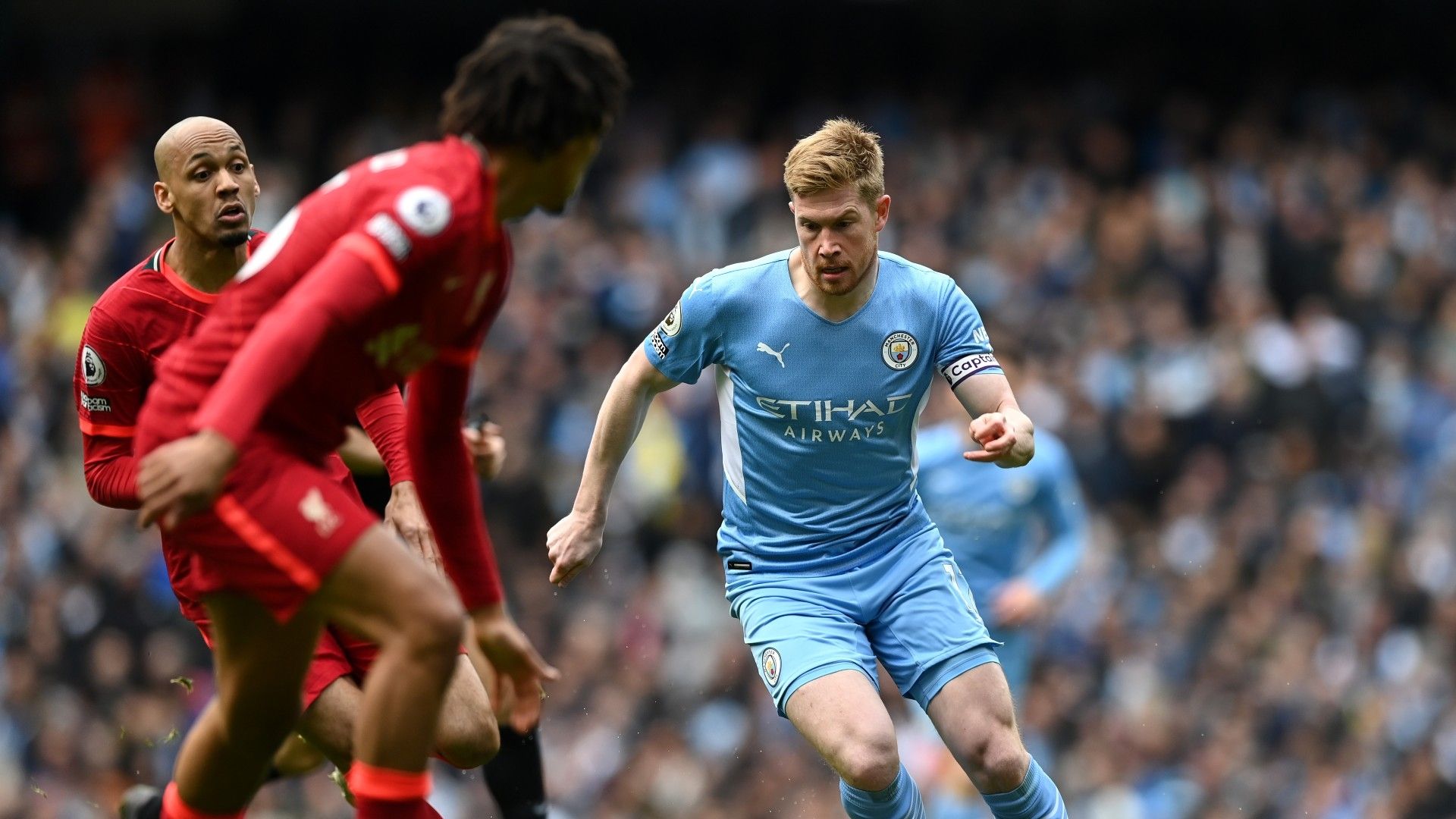 Kevin De Bruyne Manchester City Liverpool 2021-22