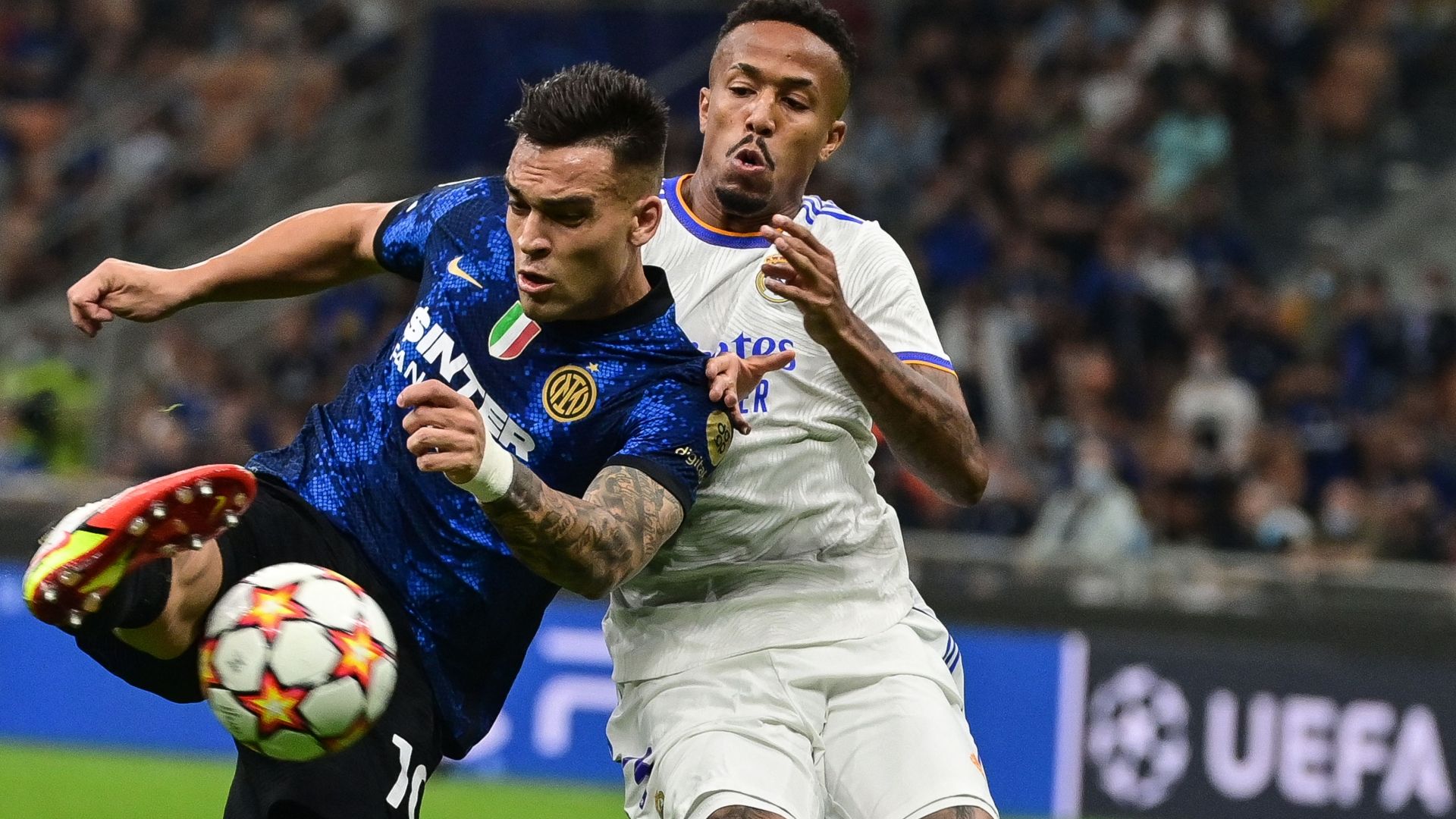 Lautaro Martinez Militao Inter Real Madrid Champions League
