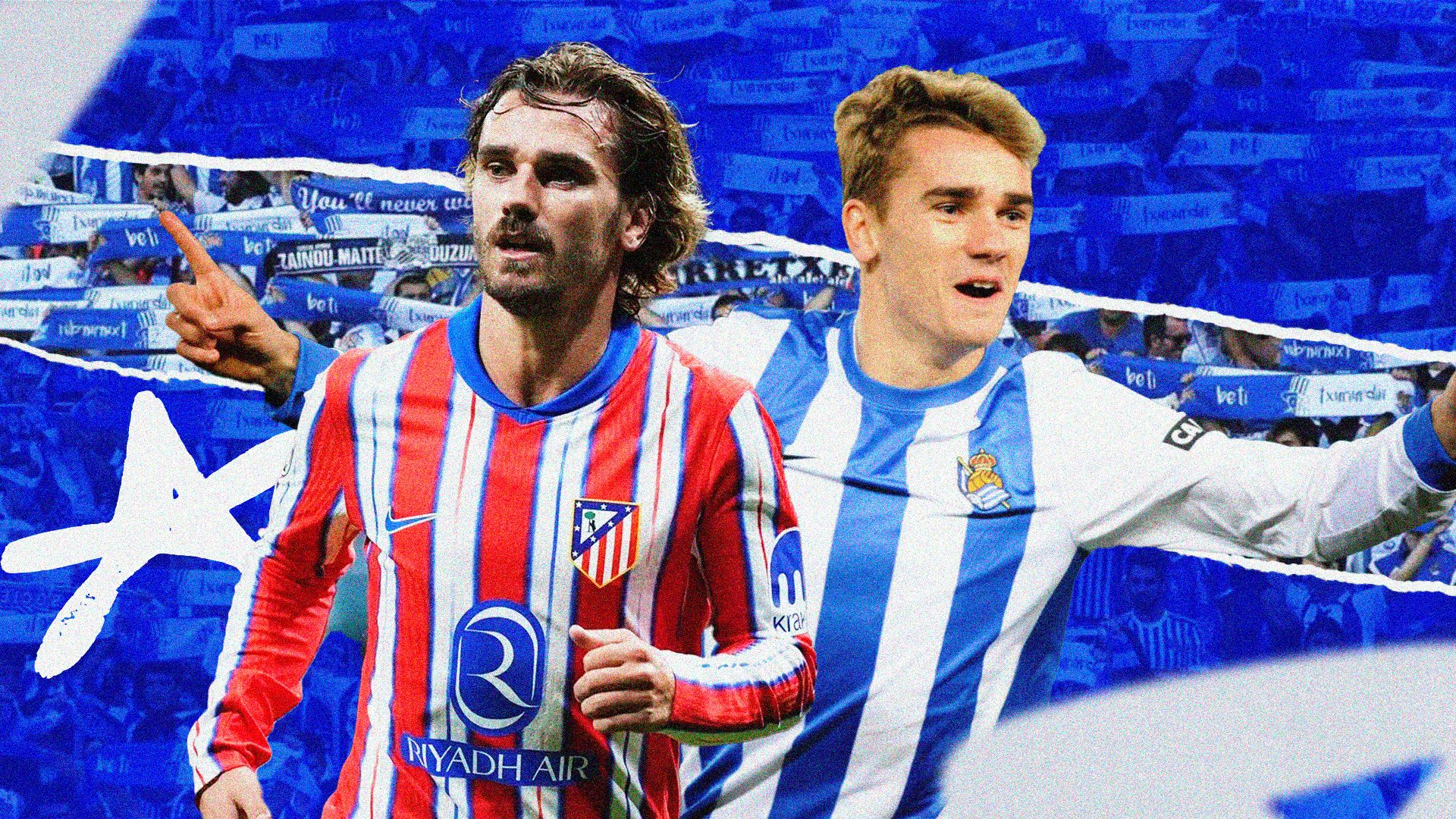 Griezmann Real Sociedad Atletico Madrid GFX