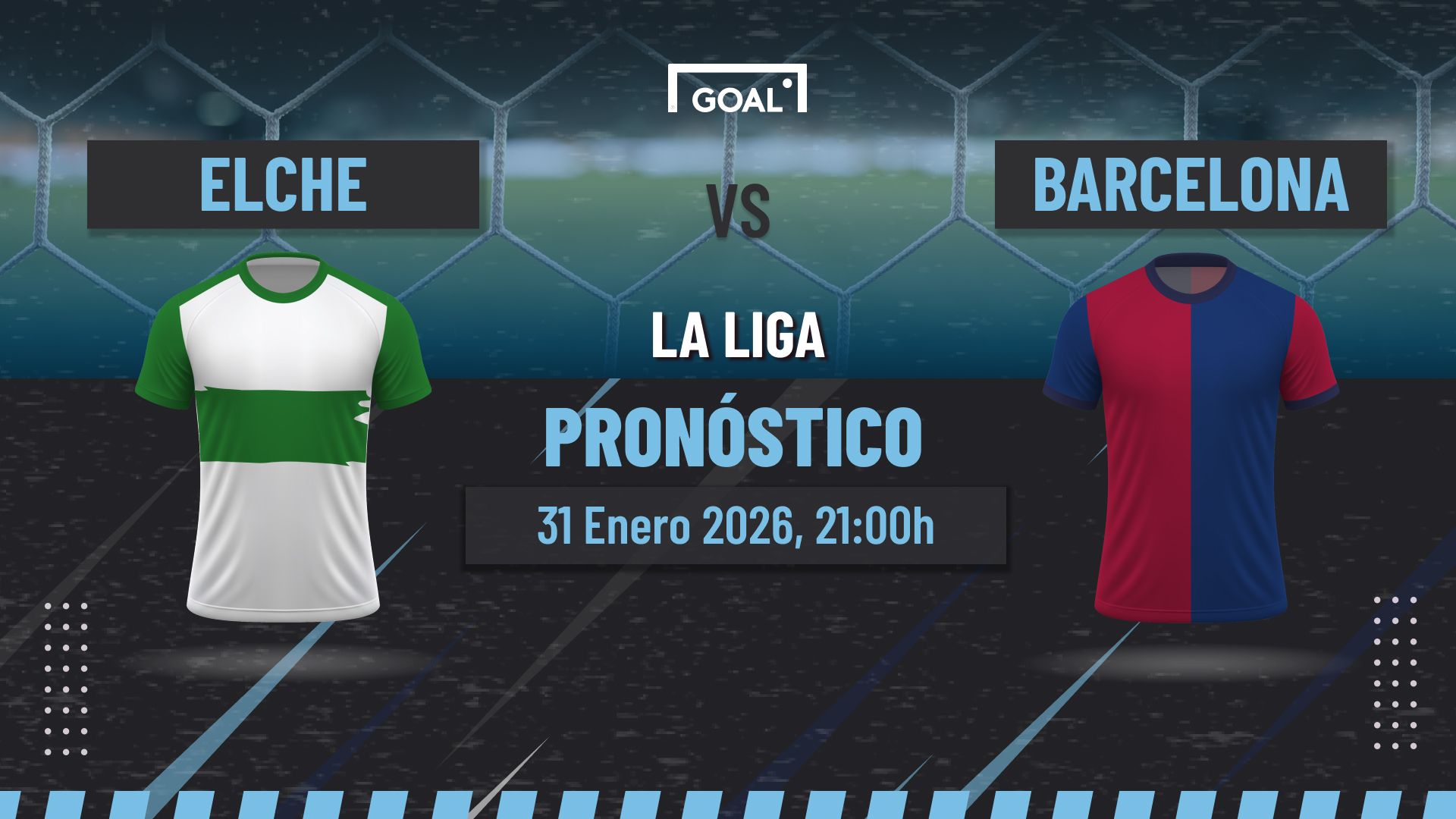 Elche vs Barcelona Pronóstico y Apuestas LaLiga | 31/01/26