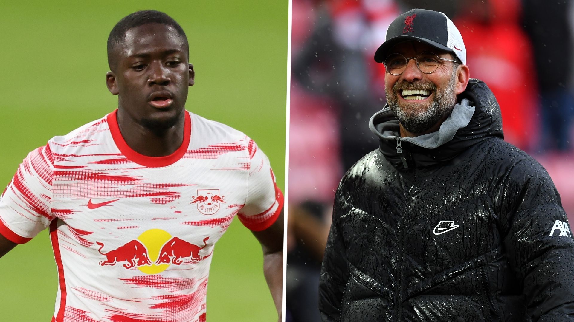 Ibrahima Konate Jurgen Klopp RB Leipzig Liverpool GFX