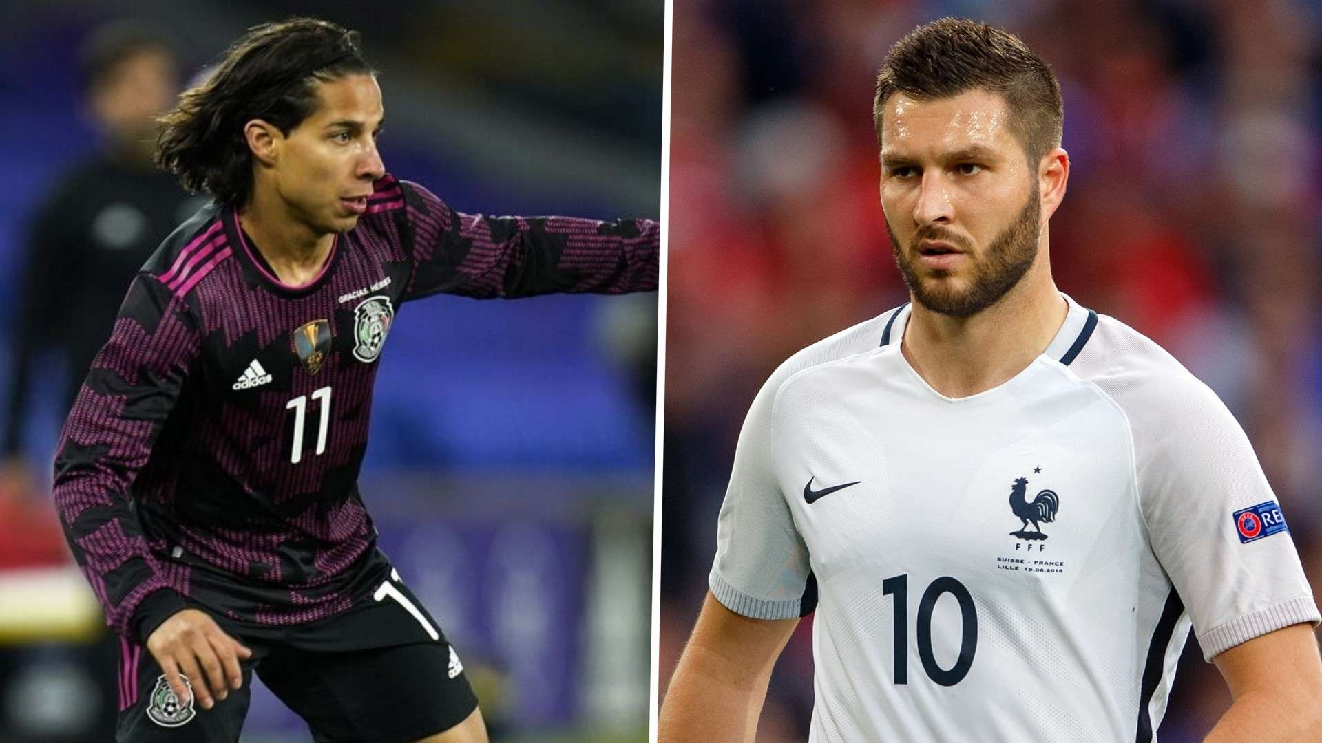 Diego Lainez André-Pierre Gignac México Francia