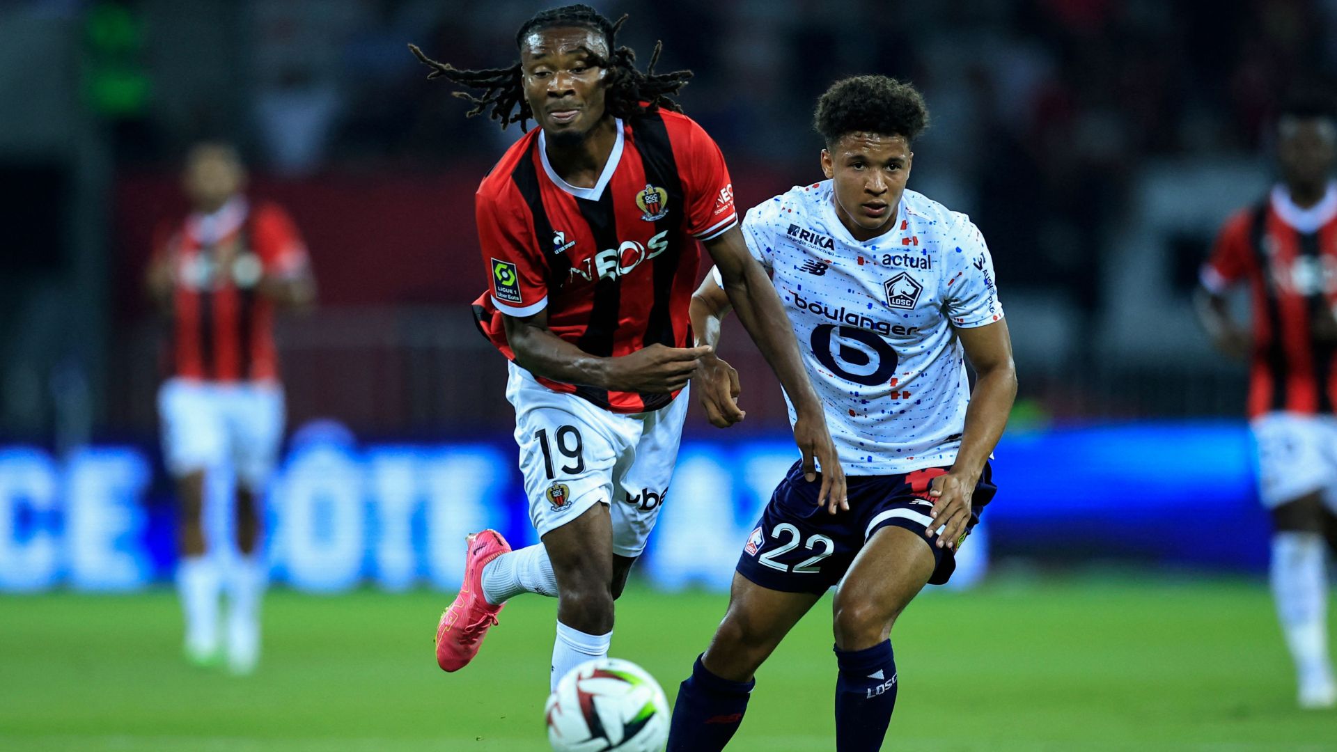 Tiago Santos Kephren Thuram Nice Lille Ligue 1 11082023