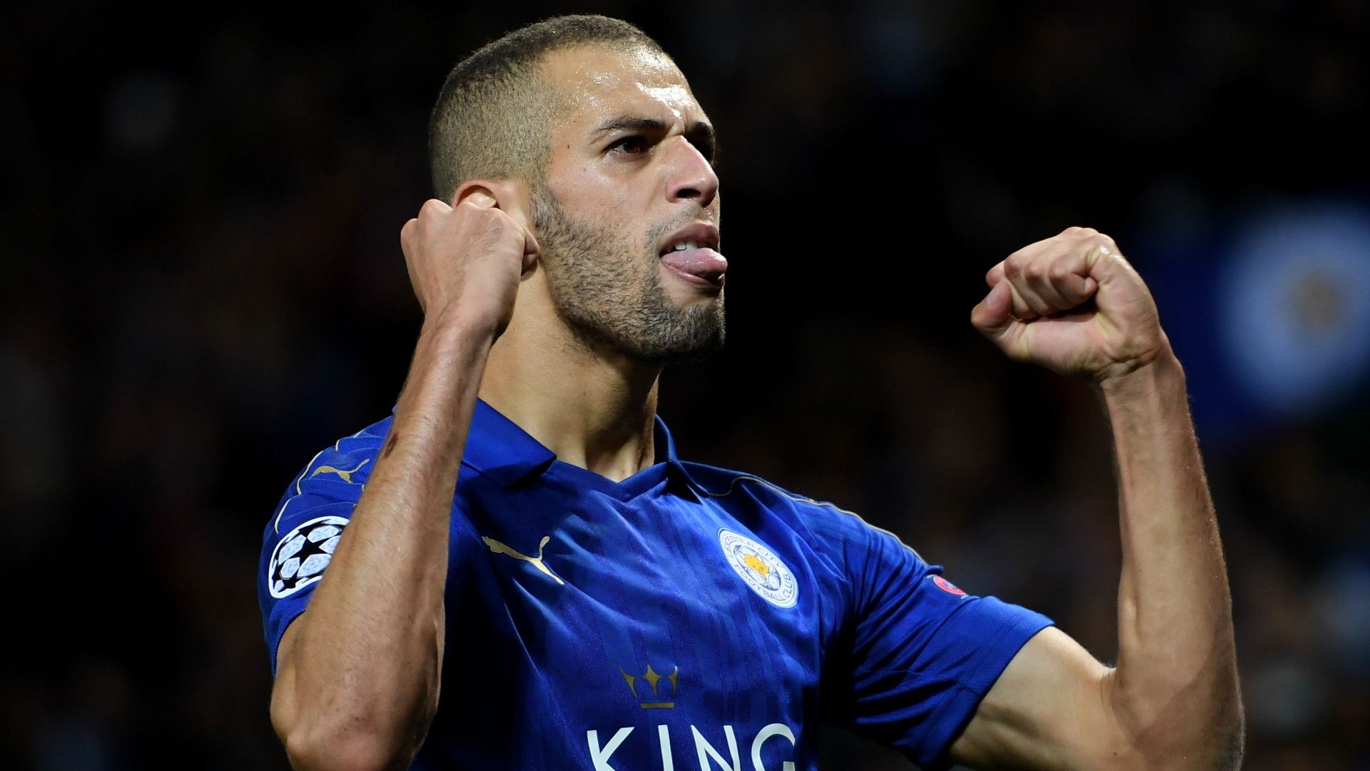 HD Islam Slimani Leicester City