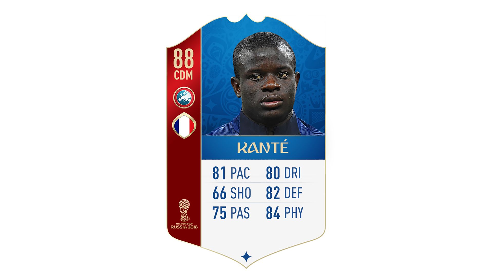 FIFA 18 World Cup France Kante