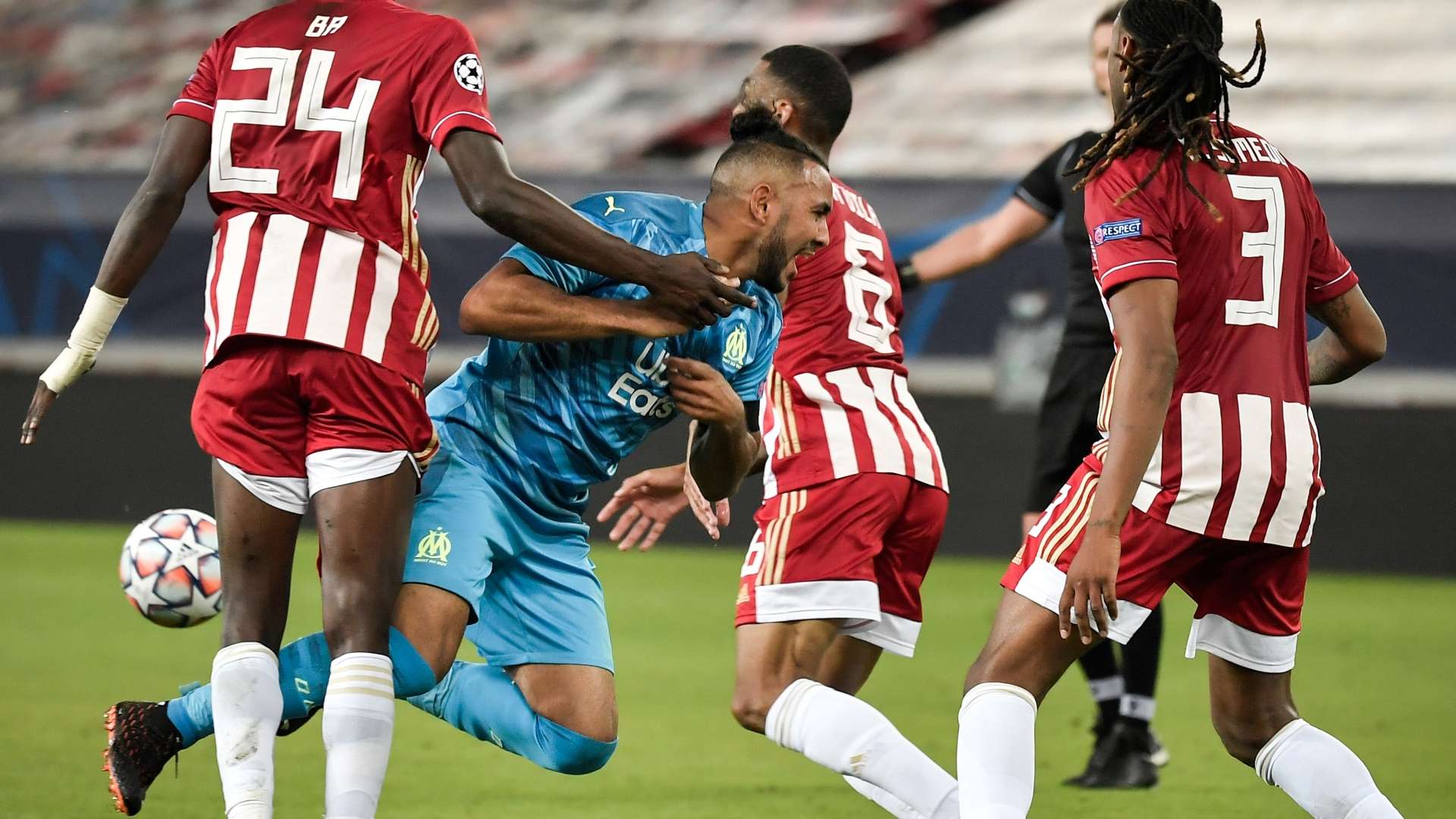 Dimitri Payet Olympiakos Marseille Champions League 211020