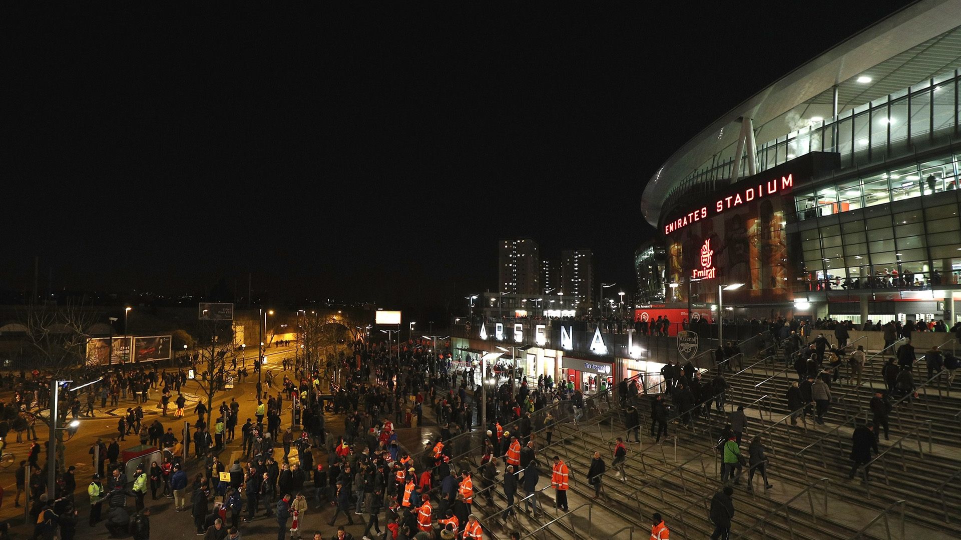 Emirates Stadium external view 02232016