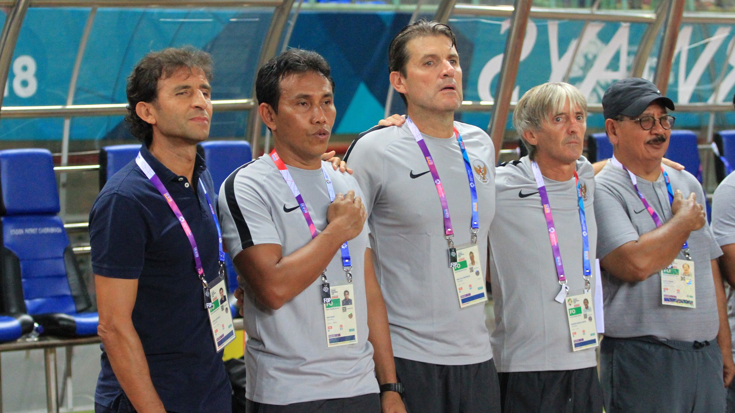 Luis Milla & Staf Pelatih Indonesia