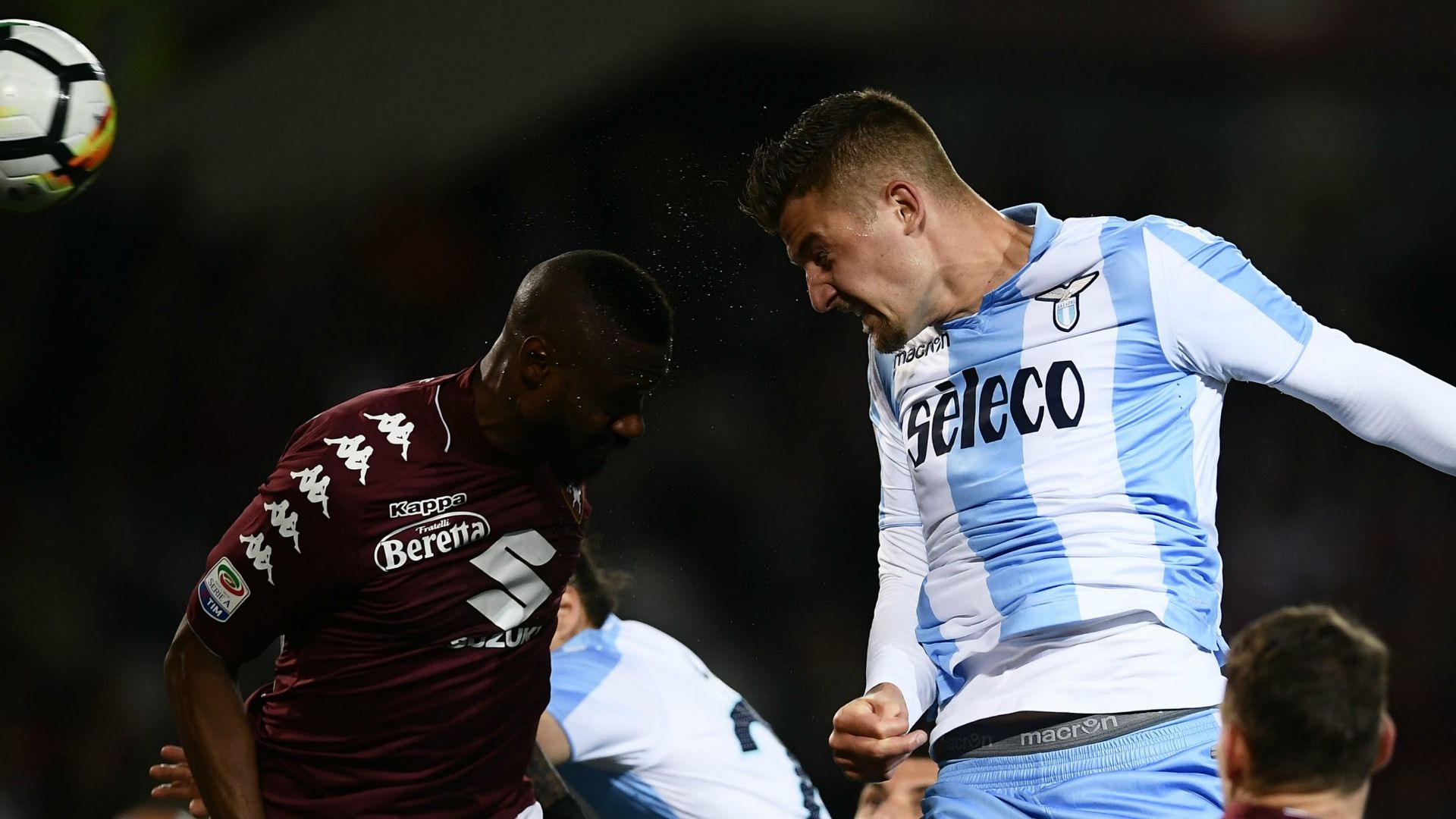 Sergej Milinkovic-Savic Nicolas N'Koulou Torino Lazio Serie A 04282018