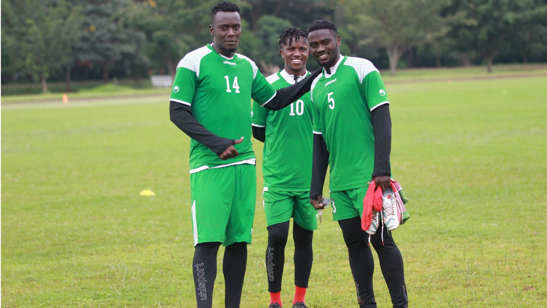 Harun Shakava Musa Muhammed Francis Kahata of Gor Mahia and Harambee Sars.j