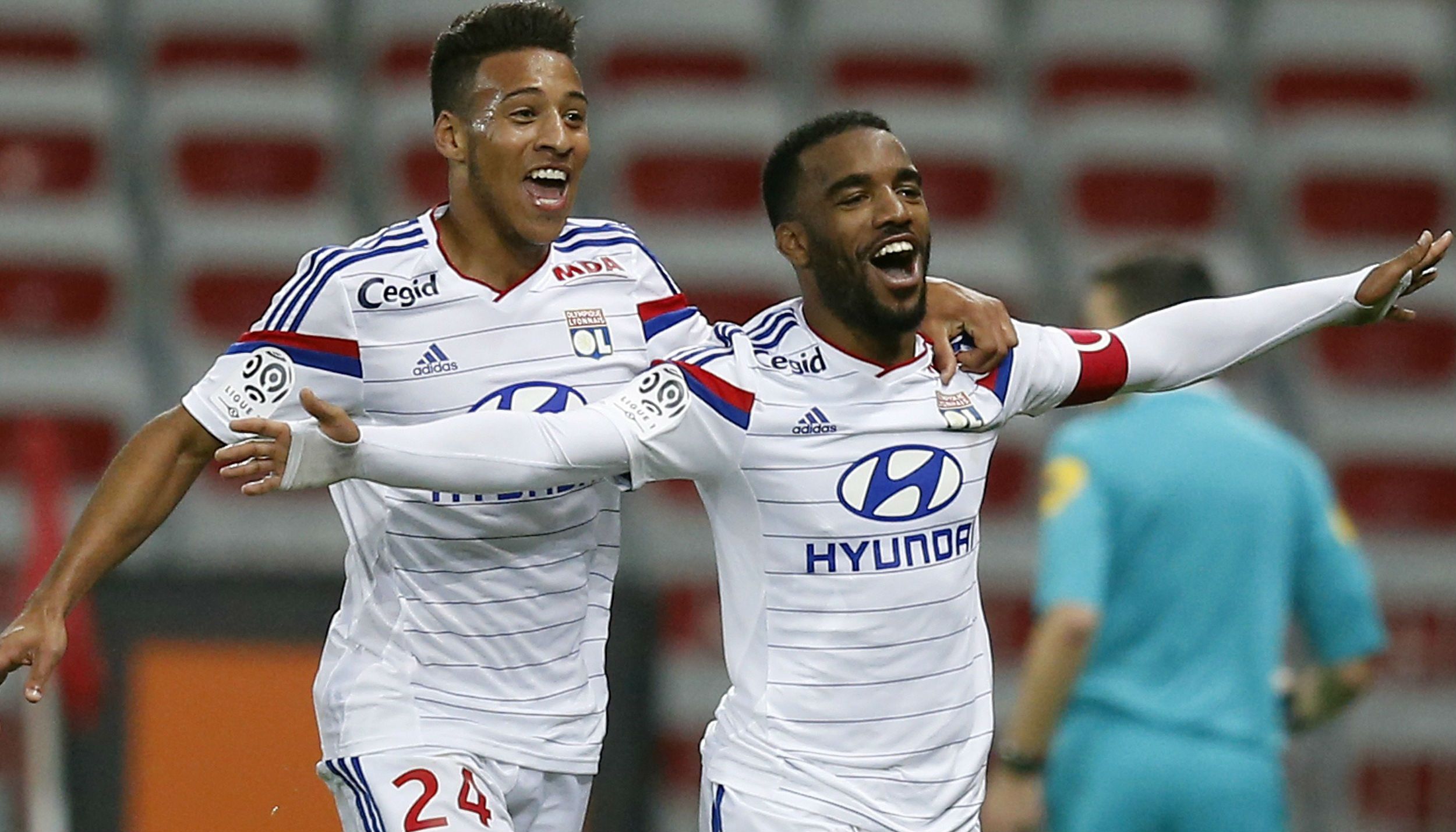 Alexandre Lacazette Corentin Tolisso Nice Lyon Ligue 1 01112014