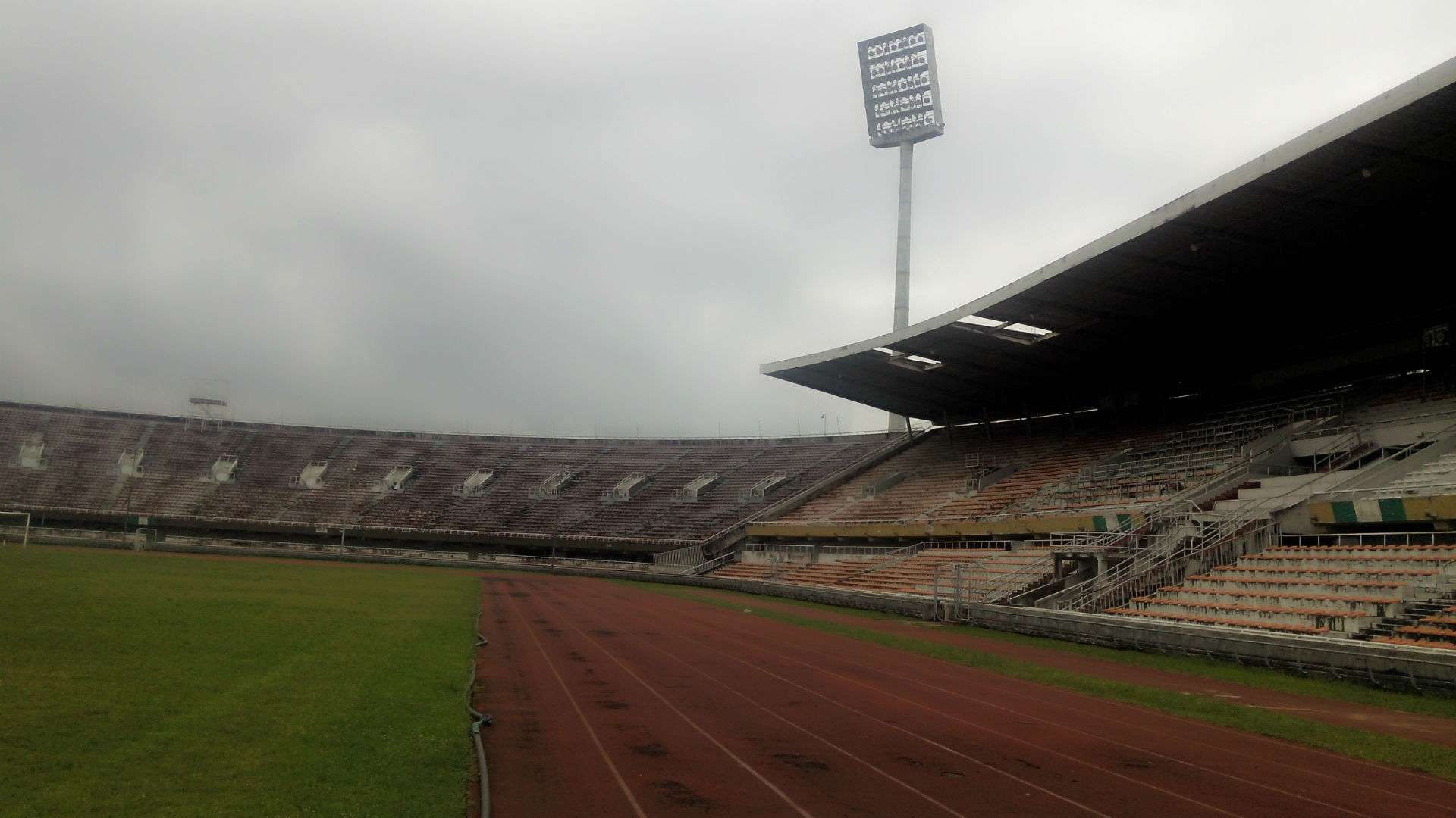dilapidated National Stadium, Lagos