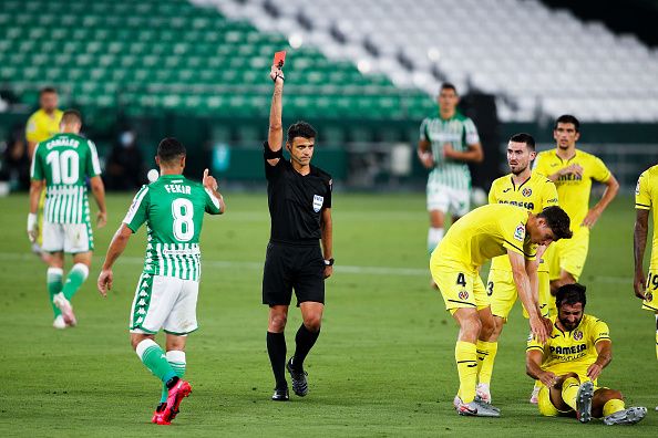 FEKIR EXPULSADO BETIS VILLARREAL 01072020