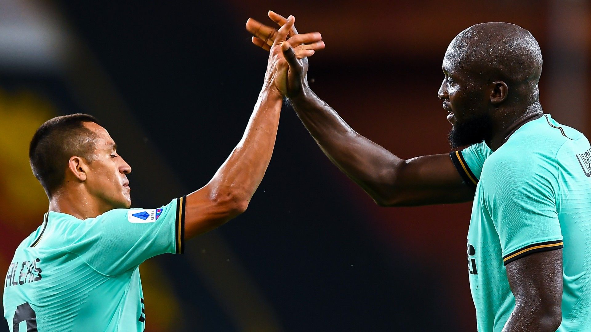 250620 Alexis Sánchez Romelu Lukaku Genoa Inter