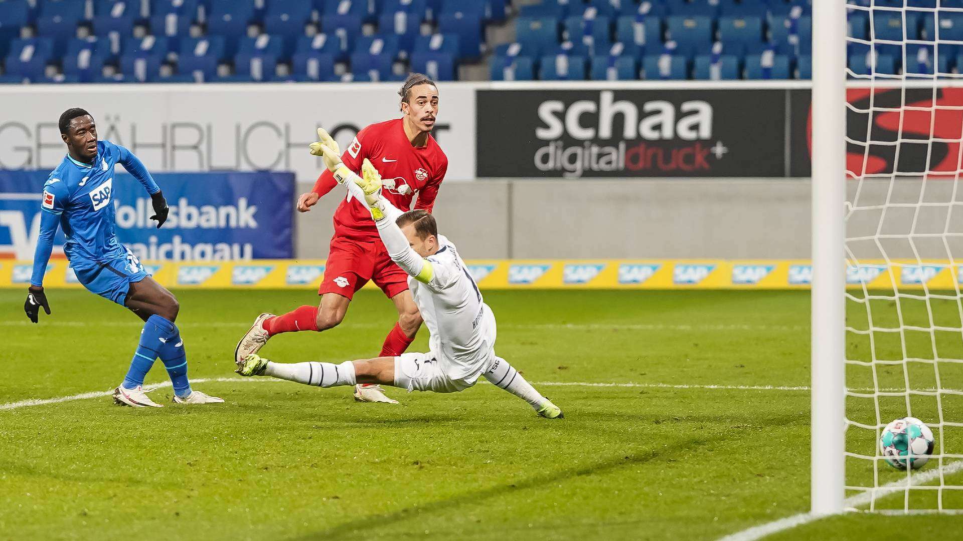 Yussuf Poulsen RB Leipzig TSG Hoffenheim
