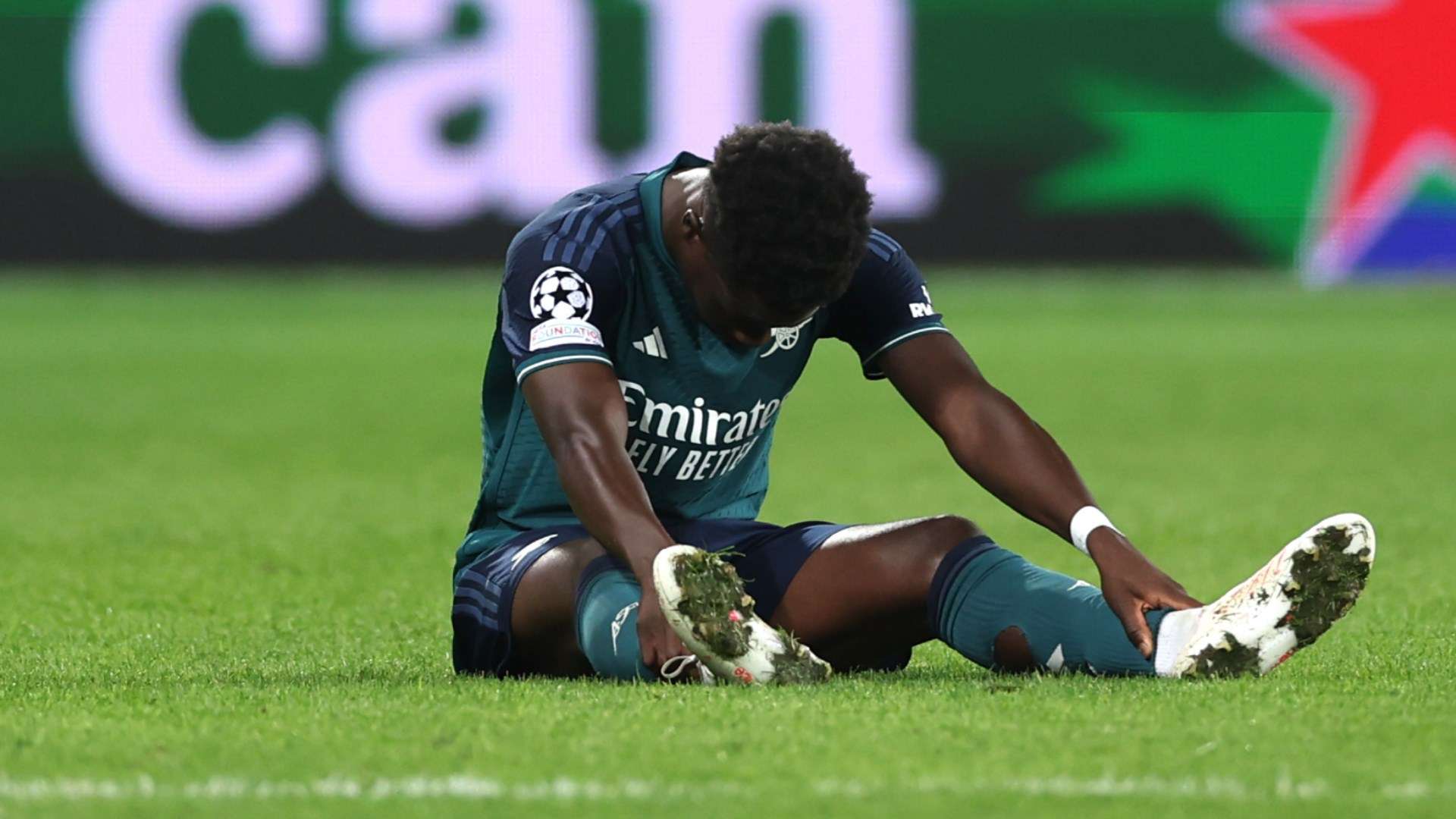 Saka UCL injury 2023