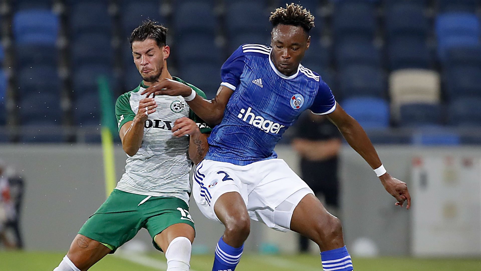 Sun Menachem Mohamed Simakan Maccabi Haifa Strasbourg UEFA Europa League 01082019