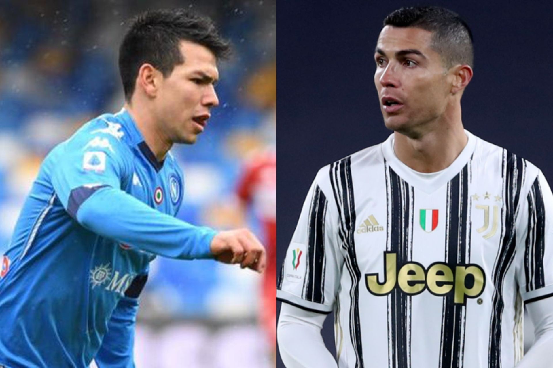 Chucky Lozano, Cristiano Ronaldo Napoli vs Juventus