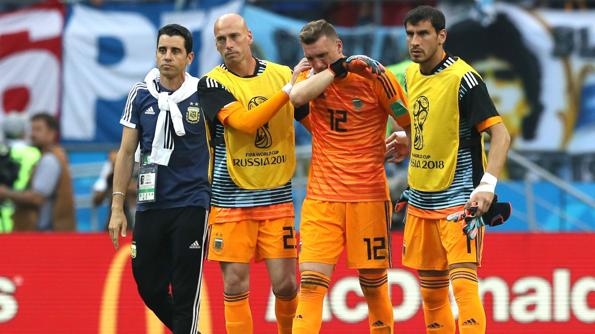 Caballero Armani Guzman Argentina France Francia World Cup  2018 30062018