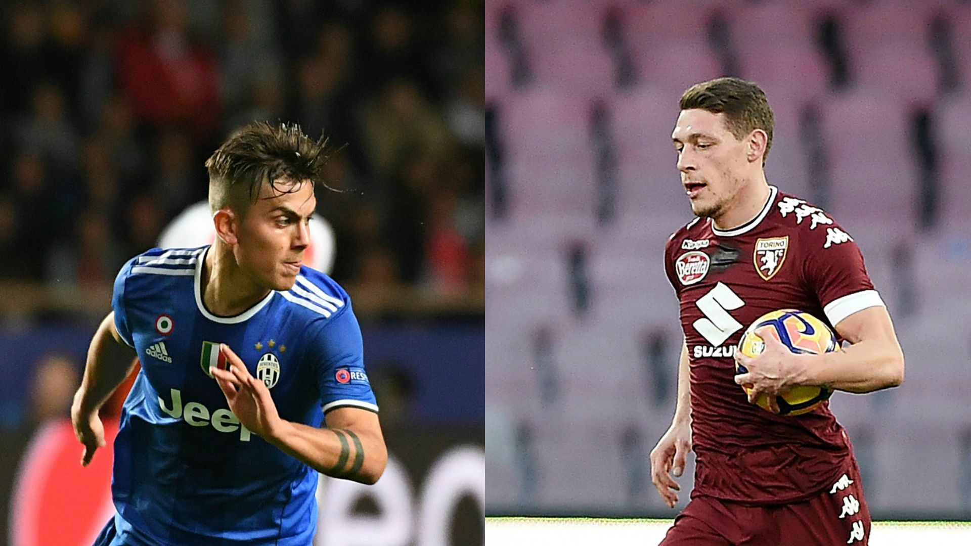 Paulo Dybala Andrea Belotti Juventus Torino Serie A
