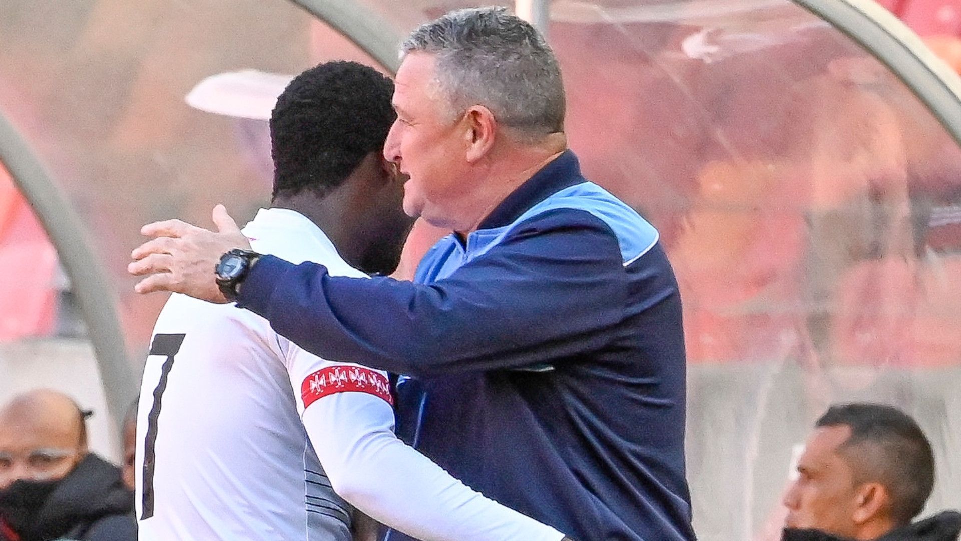 Phakamani Mahlambi and Gavin Hunt