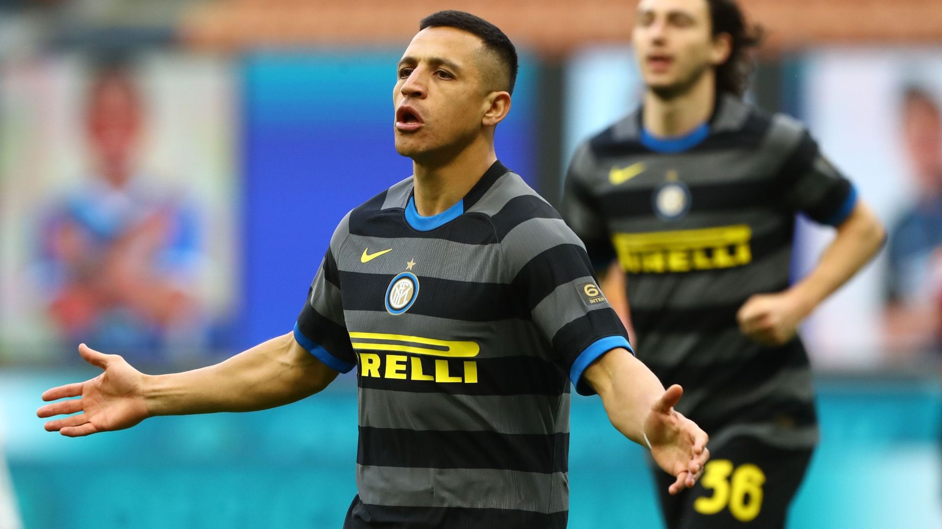 Alexis Sanchez Inter Genoa