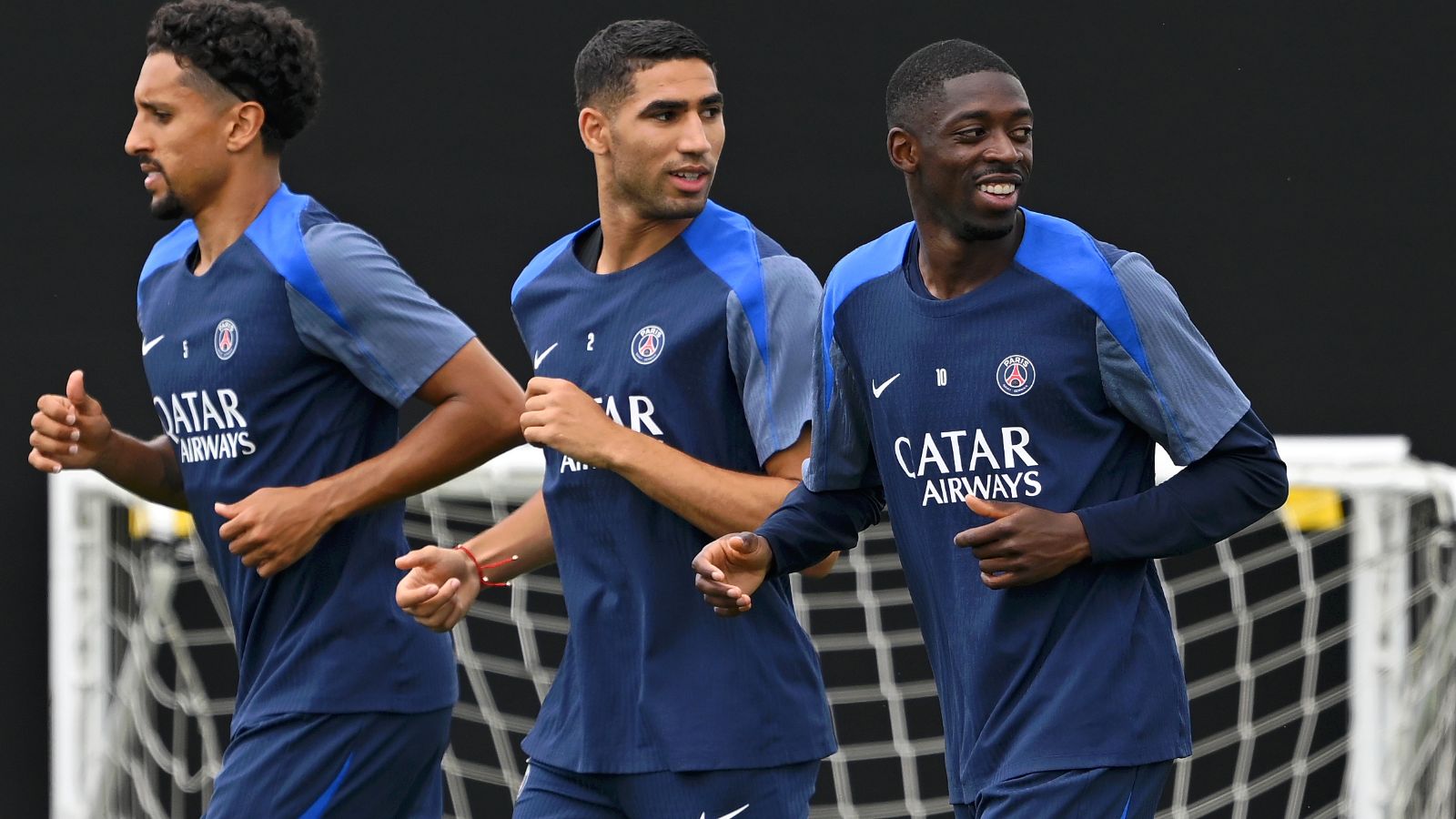 Marquinhos, Achraf Hakimi, Ousmane Dembele,