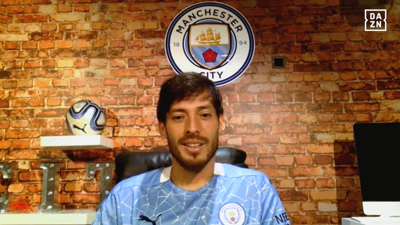 David Silva Manchester City DAZN