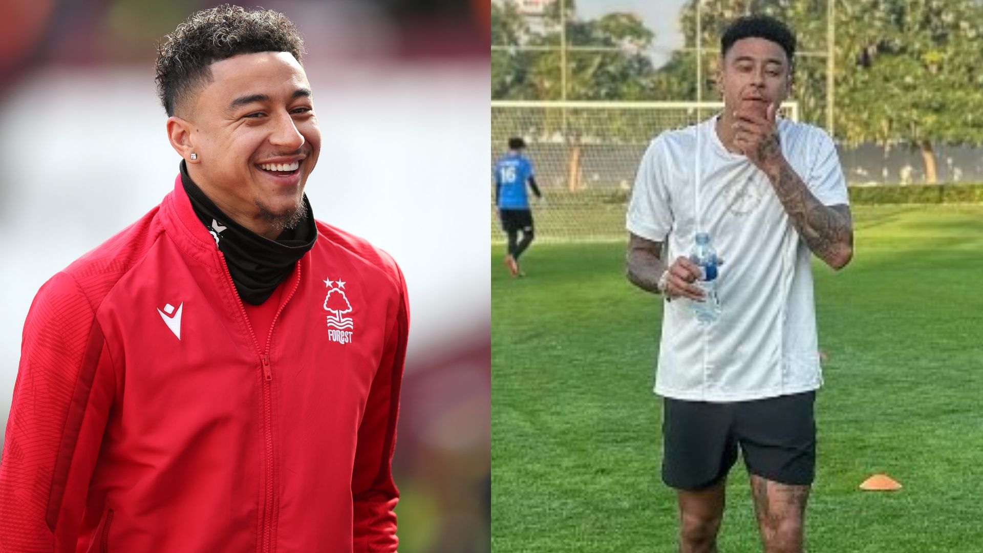 Jesse Lingard training Dubai