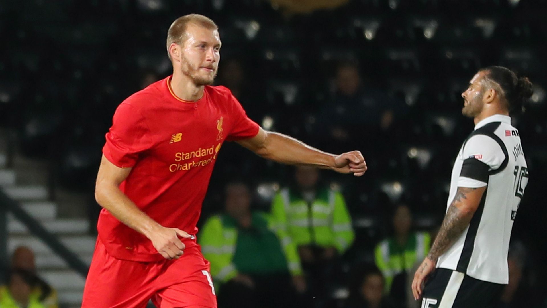 Ragnar Klavan Derby County Liverpool EFL Cup