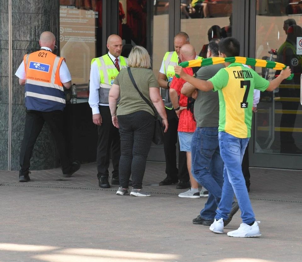 Mancheseter United fans protesting the Glazers