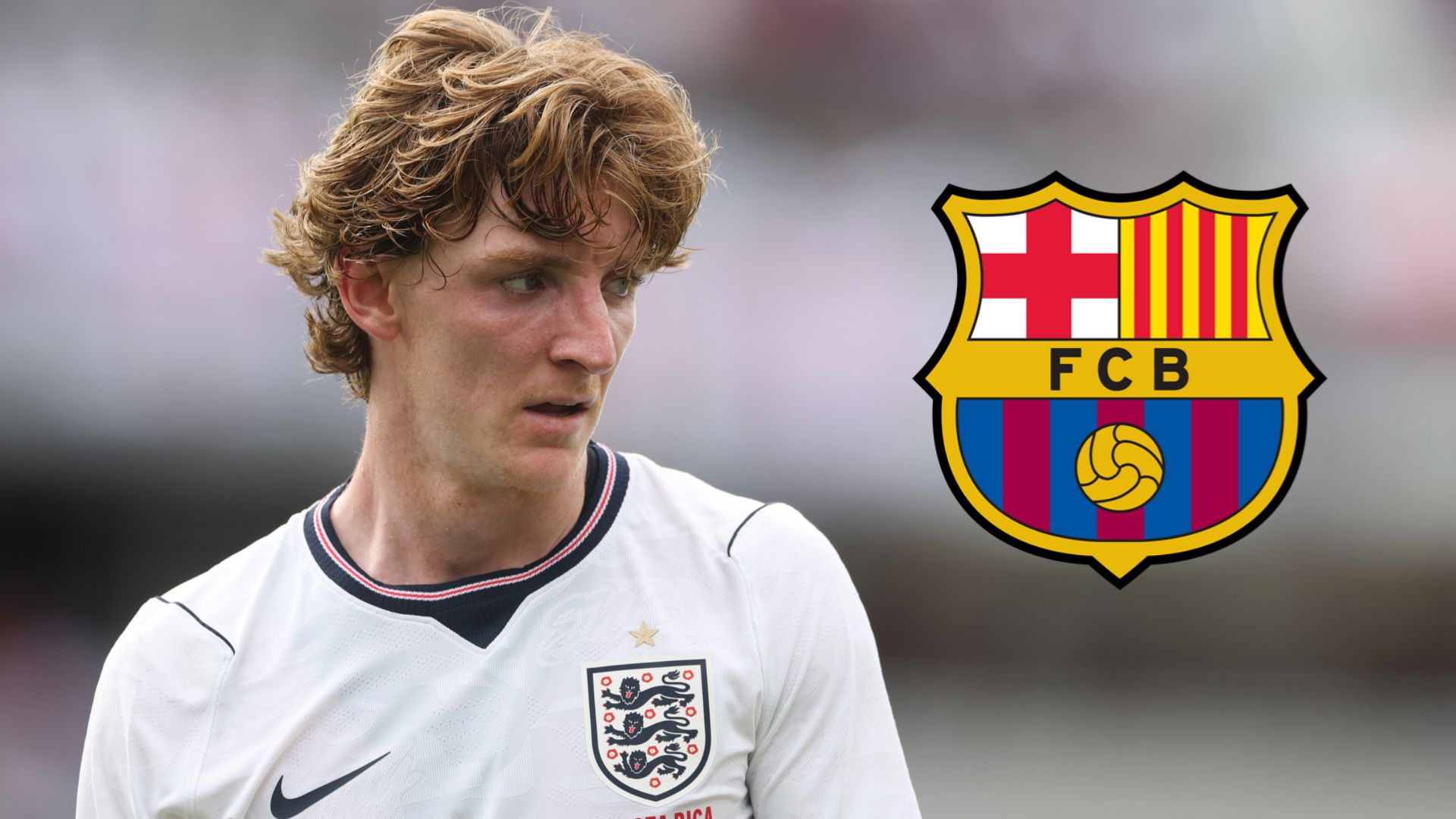 Anthony Gordon Barcelona crest