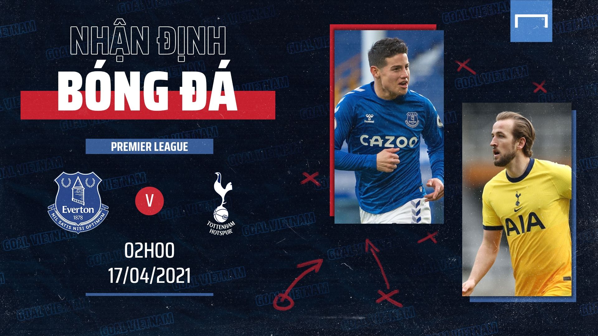 Everton vs Tottenham Preview Goal Vietnam