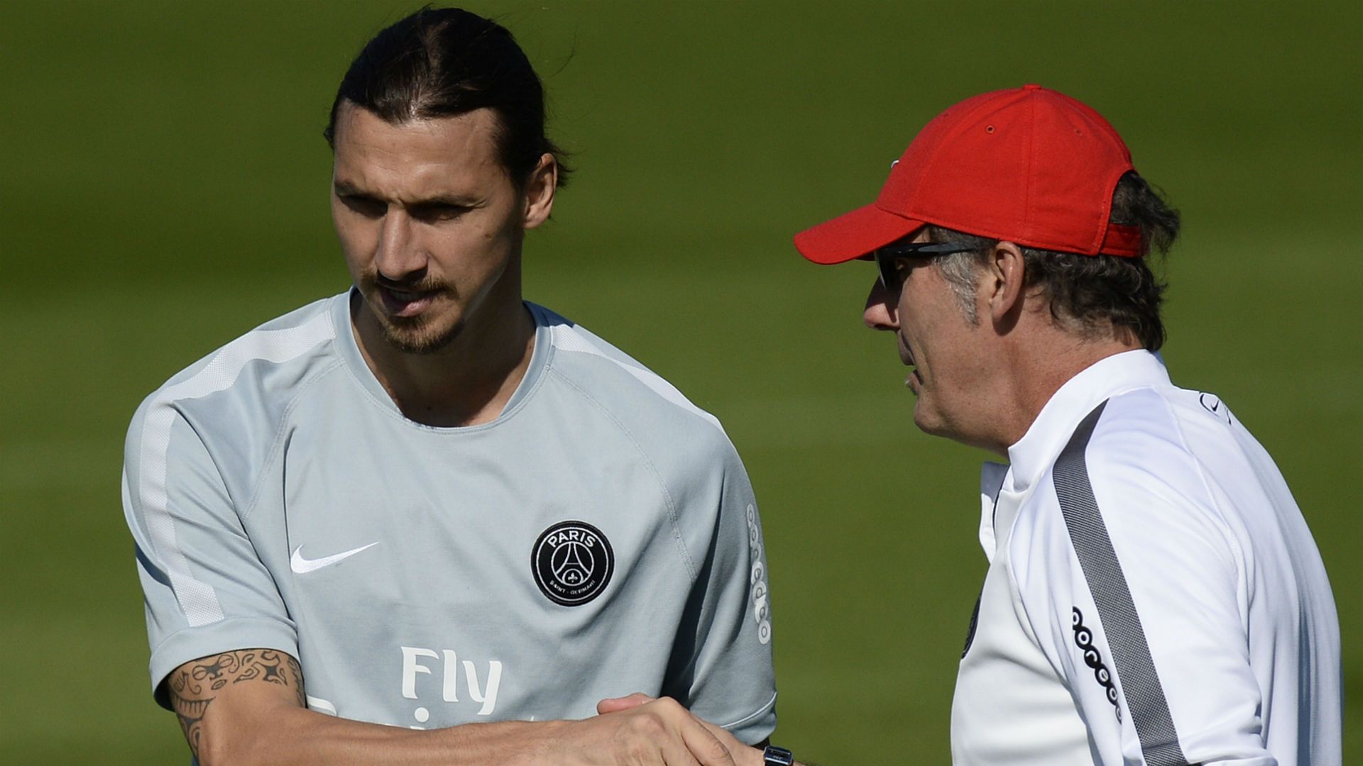 Laurent Blanc Zlatan Ibrahimovic Paris SG Ligue 1