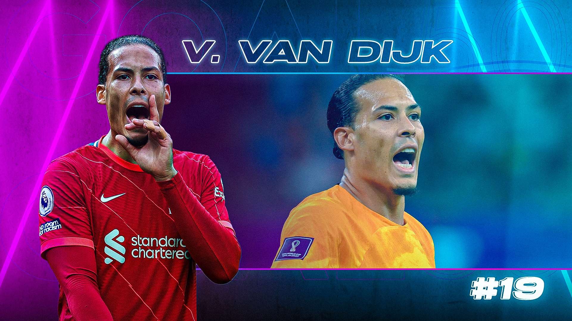 GOAL50 2022 Virgil Van Dijk GFX Ranking