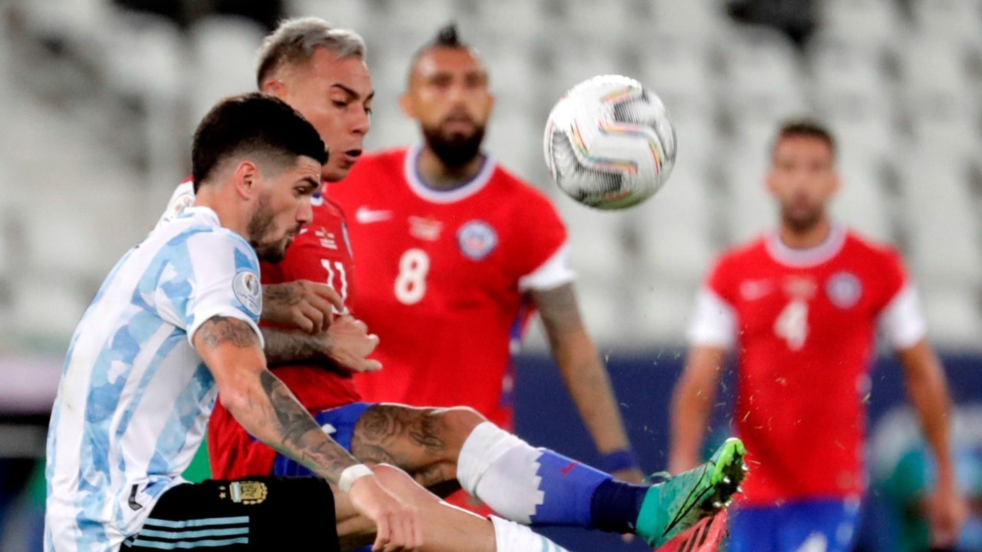140621 Argentina Chile Arturo Vidal Leandro Paredes Eduardo Vargas