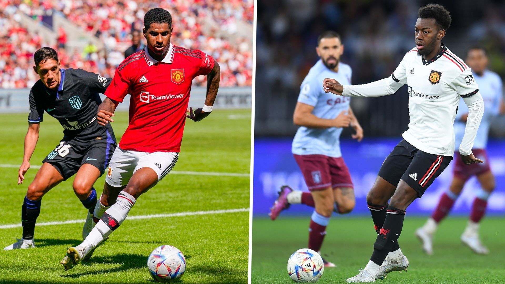 Marcus Rashford Anthony Elanga Man Utd GFX