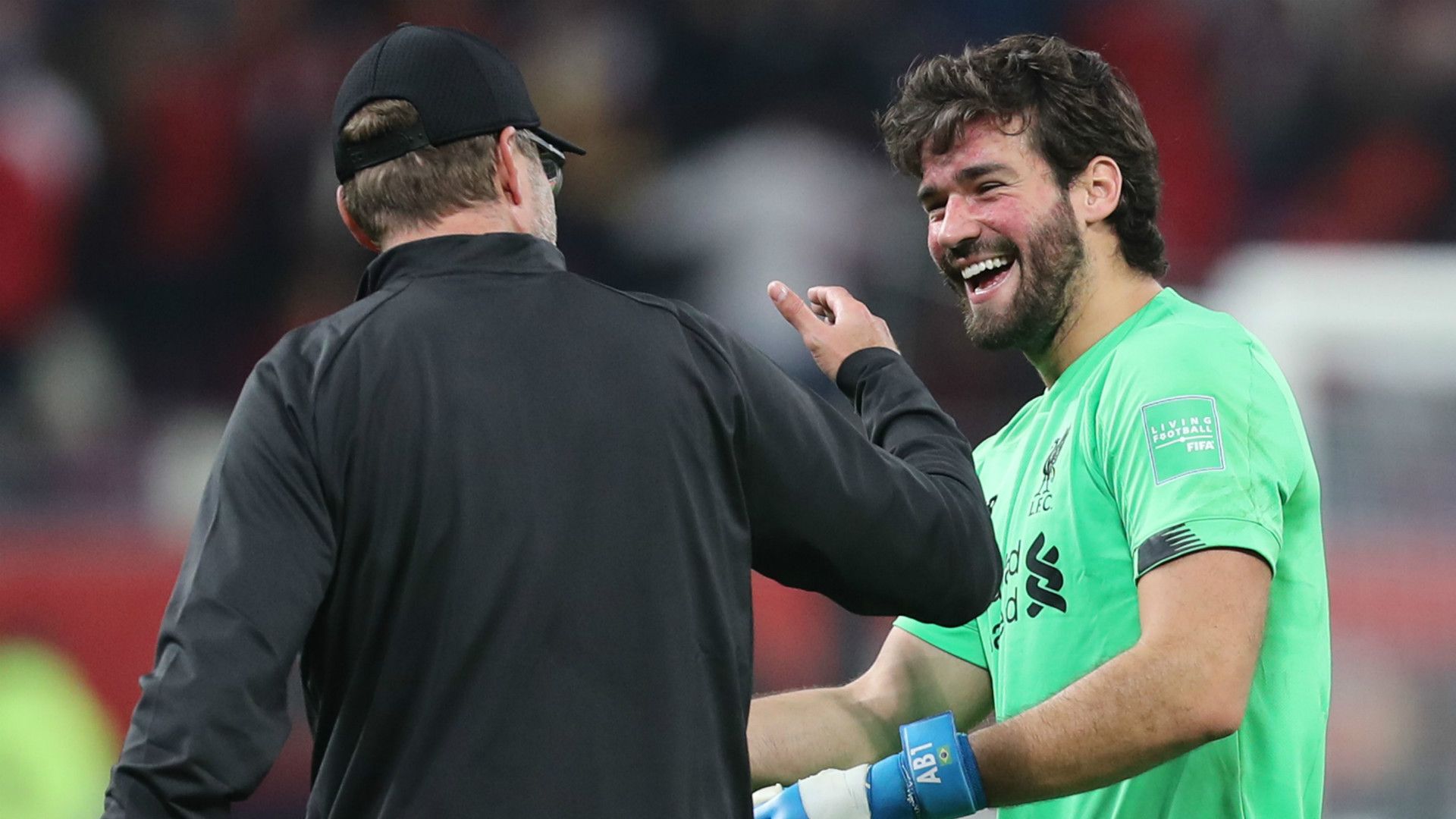 Jurgen Klopp Alisson Liverpool 2019-20