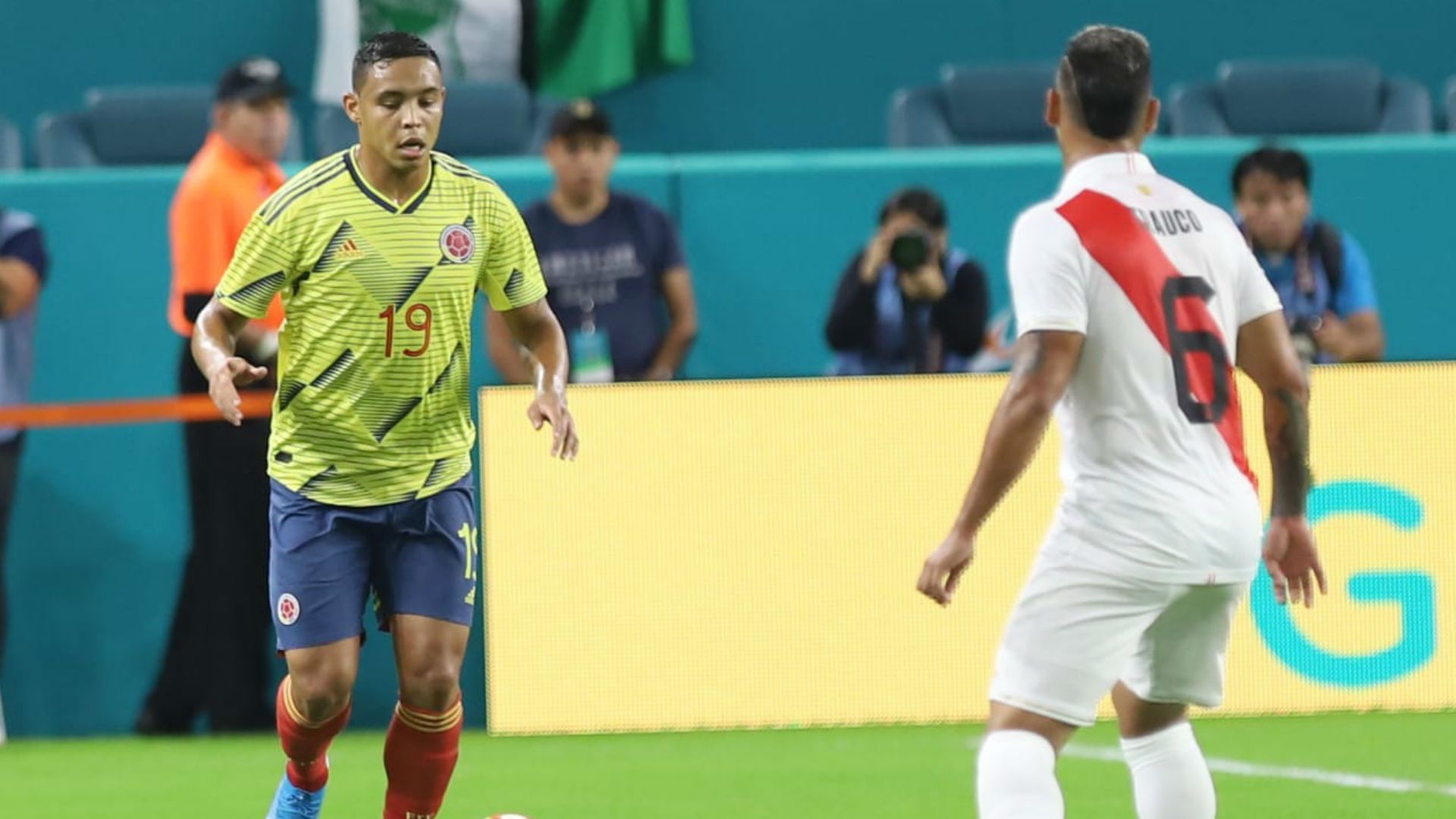 Luis Muriel Colombia - Perú amistoso 2019