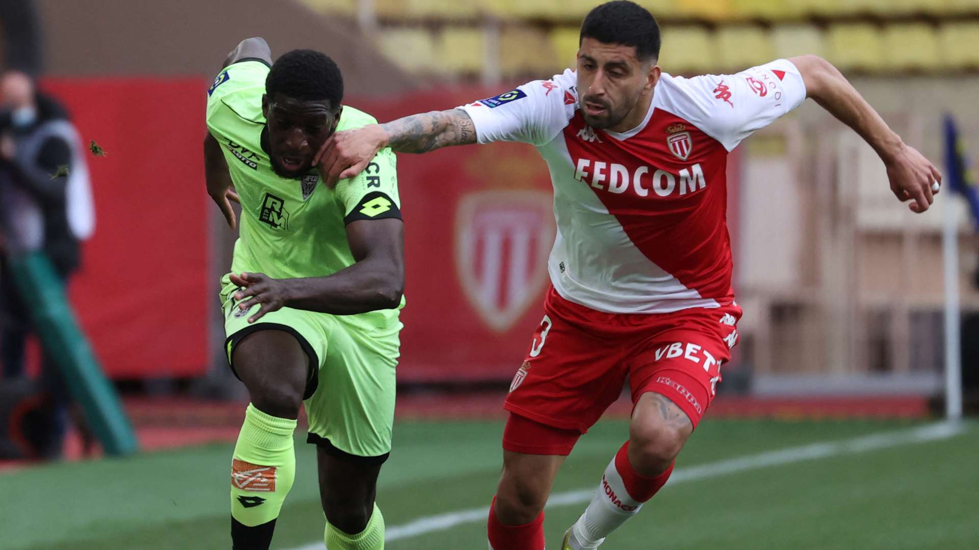 Guillermo Maripan Aboubakar Kamara Monaco Dijon Ligue 1 11042021