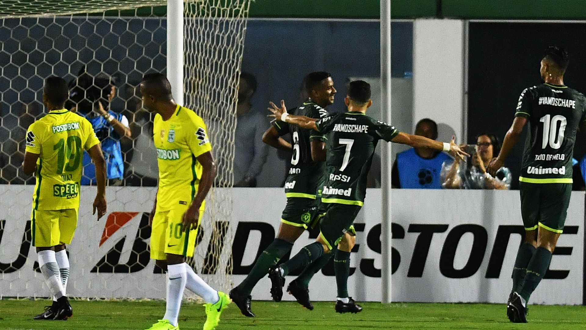 Gol Reinaldo Chapecoense vs Atlético Nacional Recopa Sudamericana 04042017