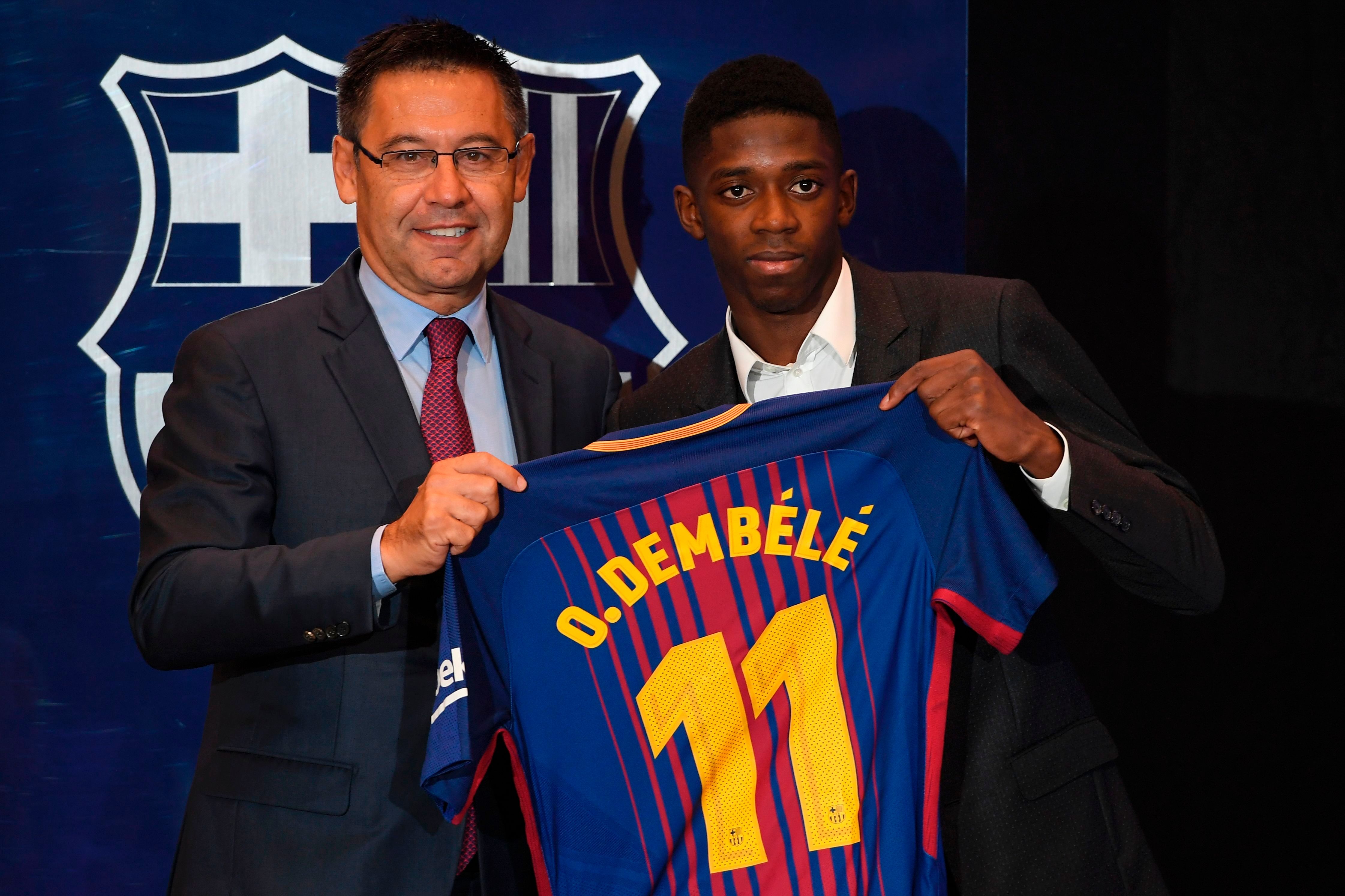 Ousmane Dembele Barcelona 2017/18