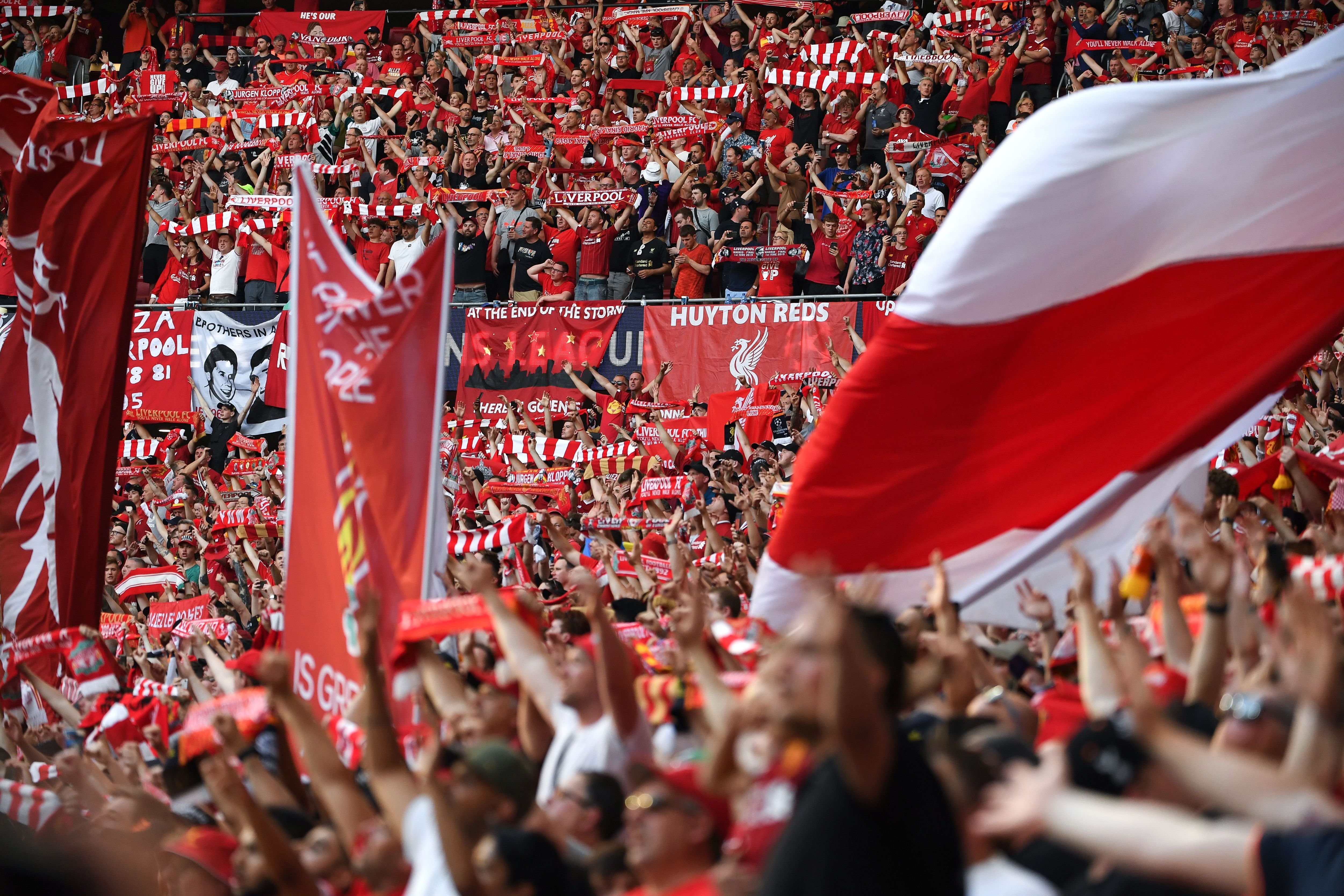 Liverpool fans - Champions League final