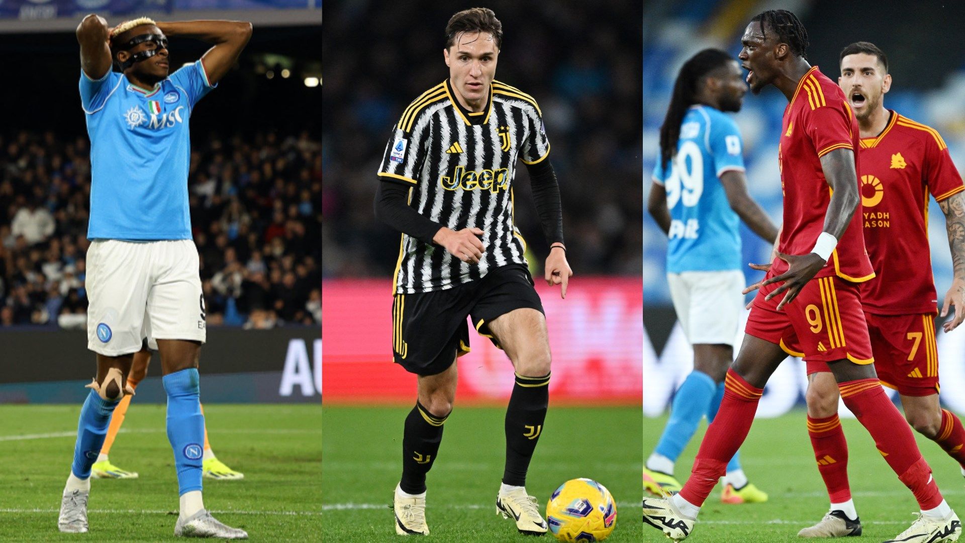 Osimhen Chiesa Abraham