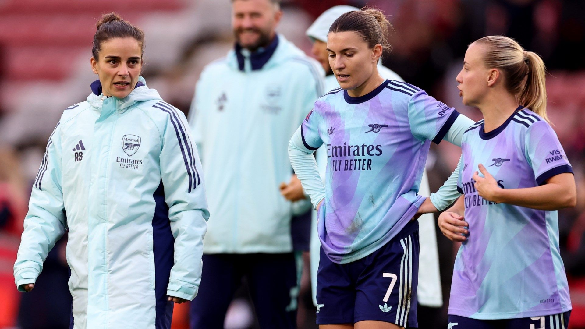 Renee Slegers Steph Catley Beth Mead Arsenal Women 2024-25