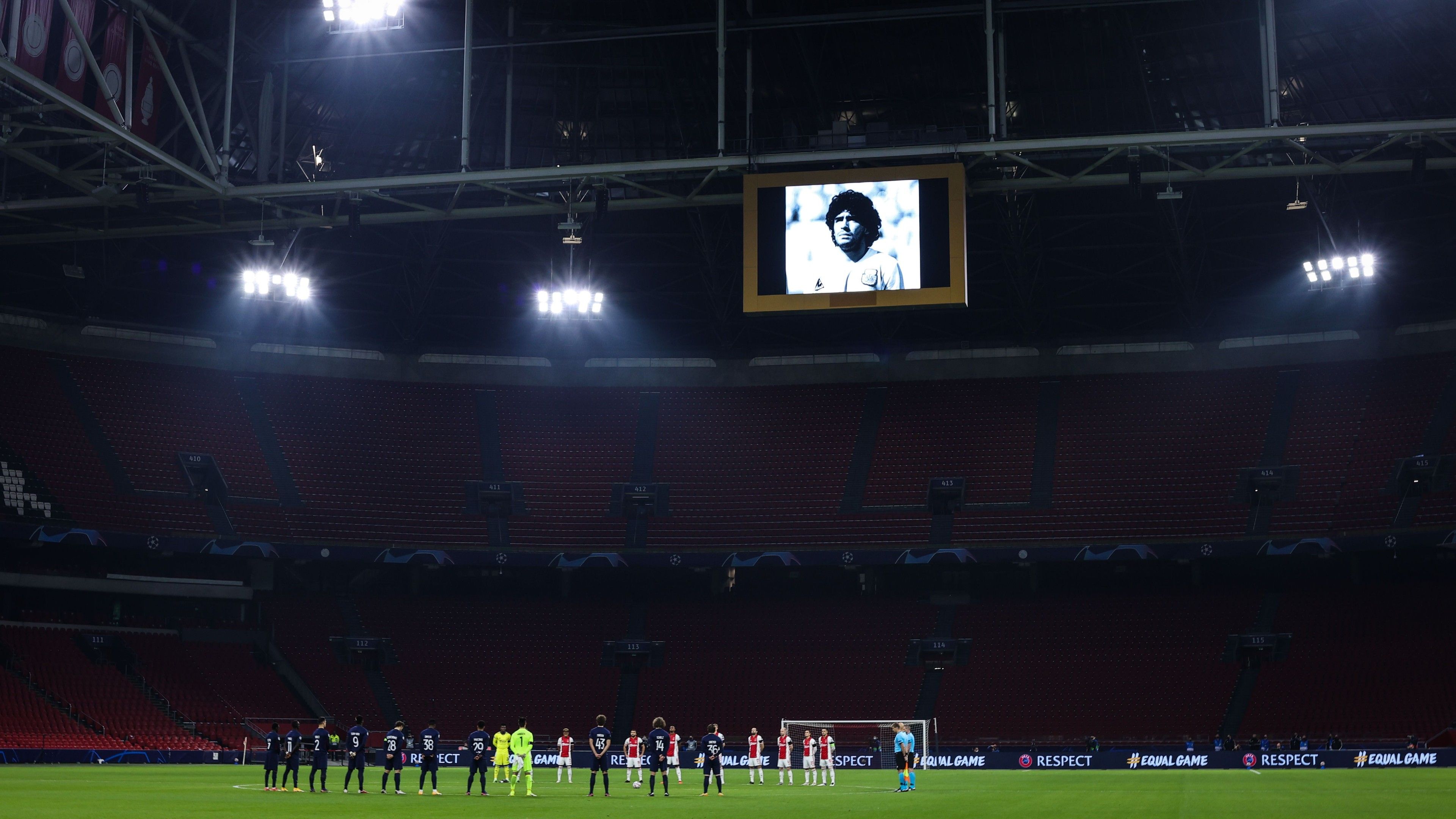Ajax Midtjylland Johan Cruijff Stadium Maradona Death
