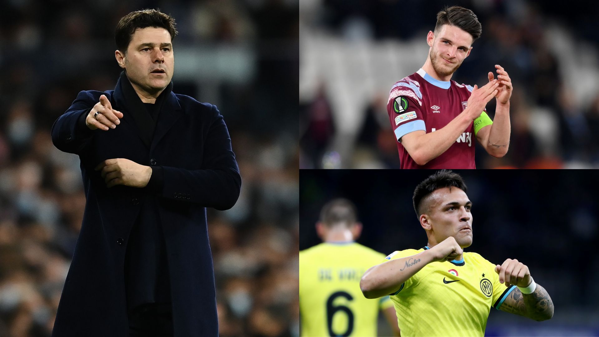 Pochettino Lautaro Martinez Declan Rice