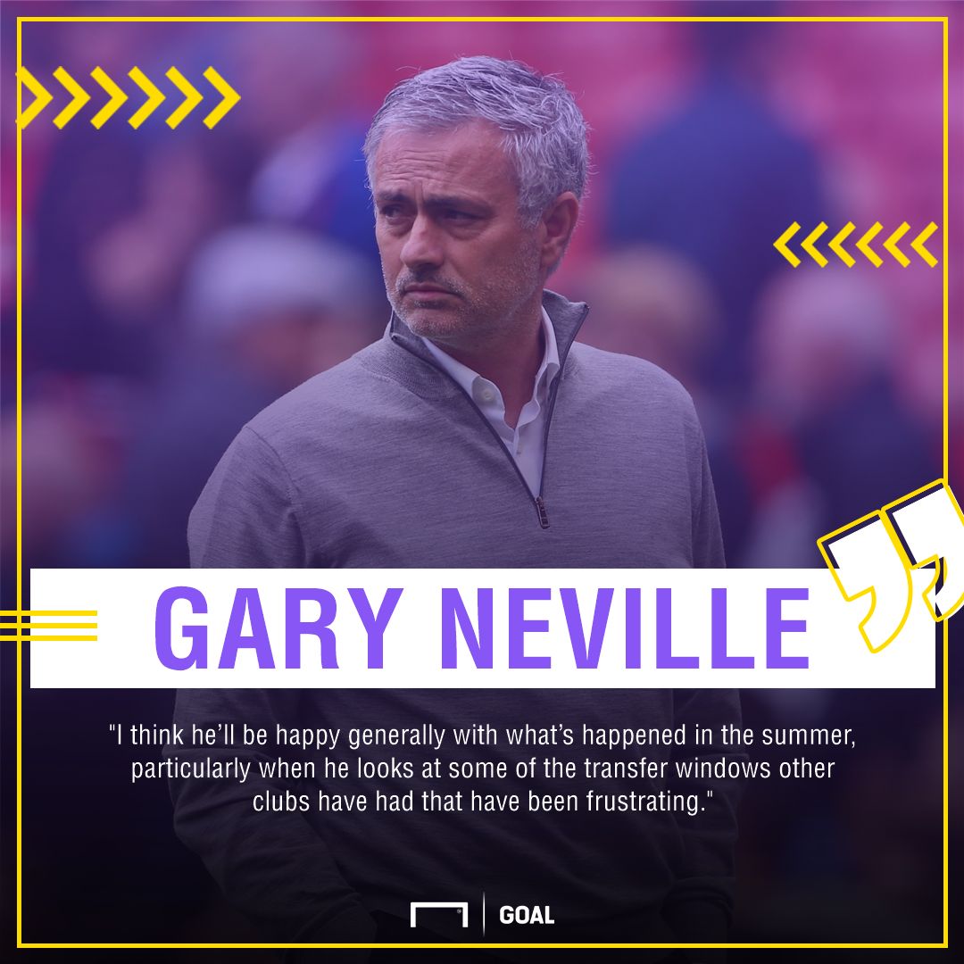 Gary Neville Jose Mourinho window 2017